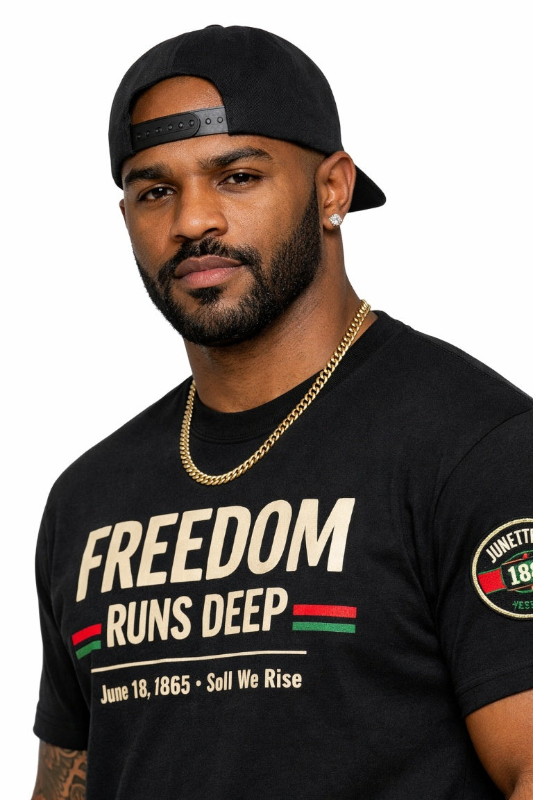 Freedom Runs Deep Juneteenth unisex
