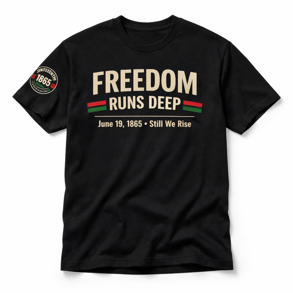 Freedom Runs Deep Juneteenth unisex