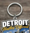 SUCKAFREE UNIVERSITY: "Detroit Hustles Different" Keychain