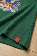 SUCKAFREE UNIVERSITY: THE "DETROIT DOUGHNUT" GRAPHIC TEE (FOREST GREEN)