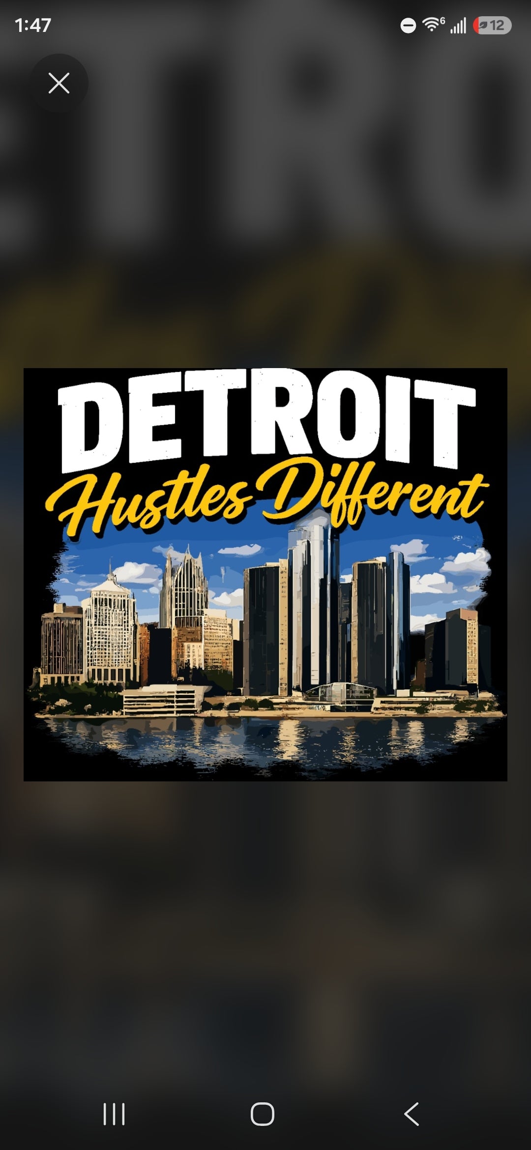 SUCKAFREE UNIVERSITY: "Detroit Hustles Different" Tee (Black)